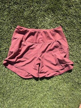 Brooks Running Women’s High-Rise Athletic Shorts in Dusty Rose
